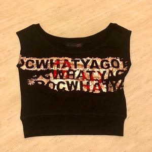 New Rocawear Letters Printed Logo Short Tee S/M